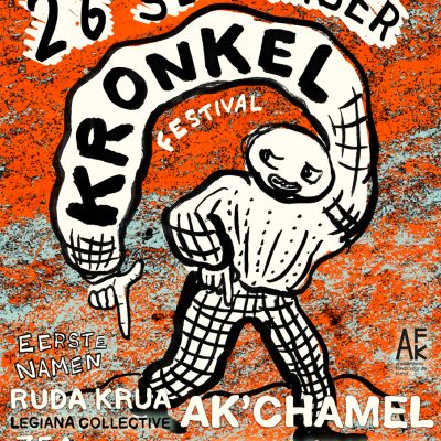 Sat 26 Sep 2026 - 14:00 - Geregeld Ontregels, Pretty Ugly & BandGurl666 present: KRONKEL, one day festival celebrating the underground